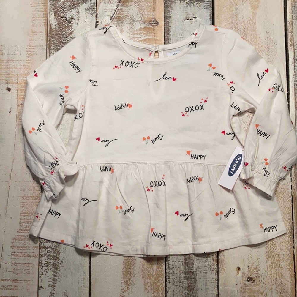 SOLD NWT Bundle of 2 Babydoll Toddler Tops - Picture 4 of 5